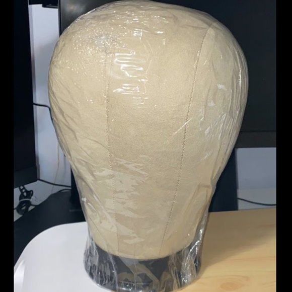 Canvas wig/hat display stand, head model, mannequin head, sewing, arts & crafts - Picture 1 of 1